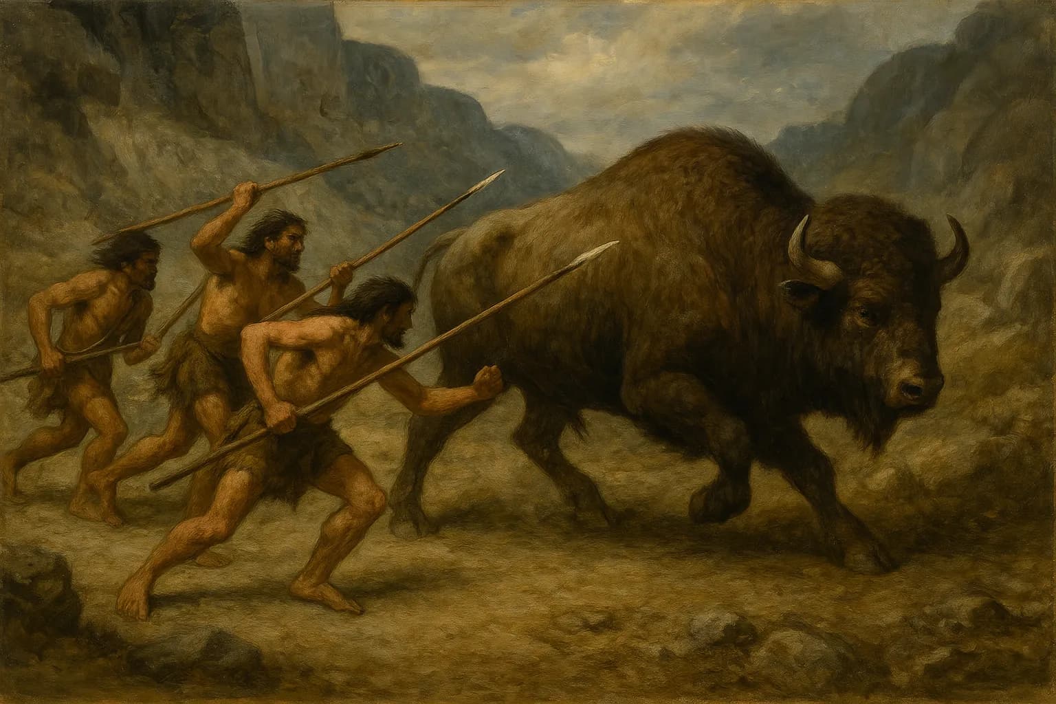 Echoneo-0-13: Prehistoric Concept depicted in Realism Style