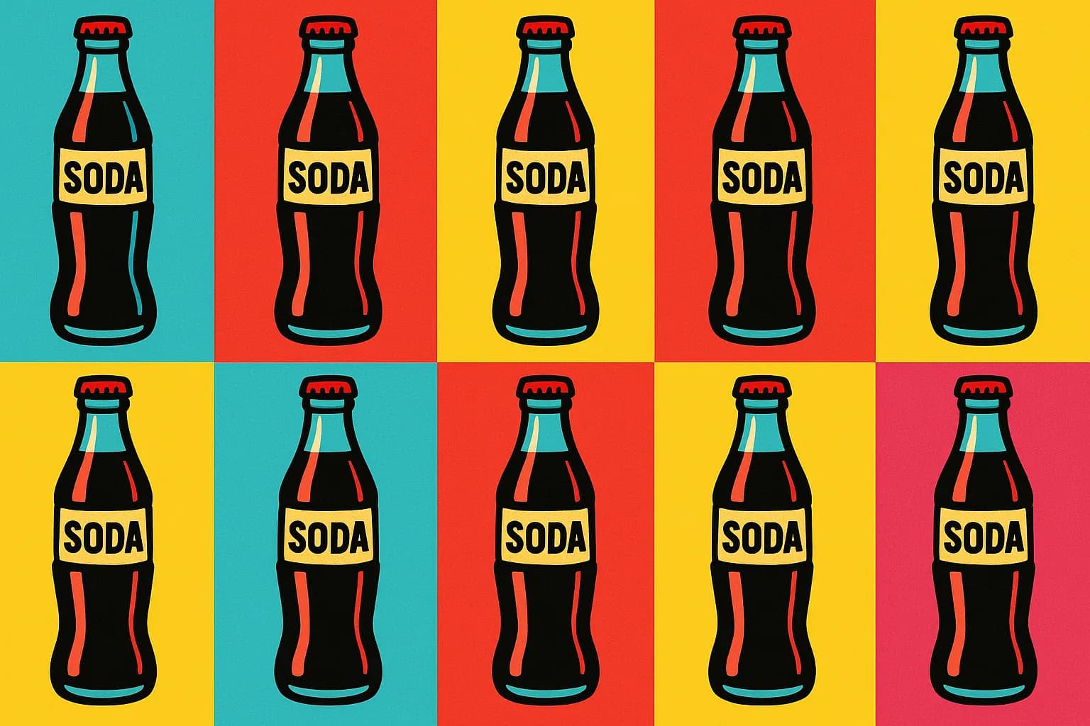 Echoneo-23-23: Pop Art Concept depicted in Pop Art Style