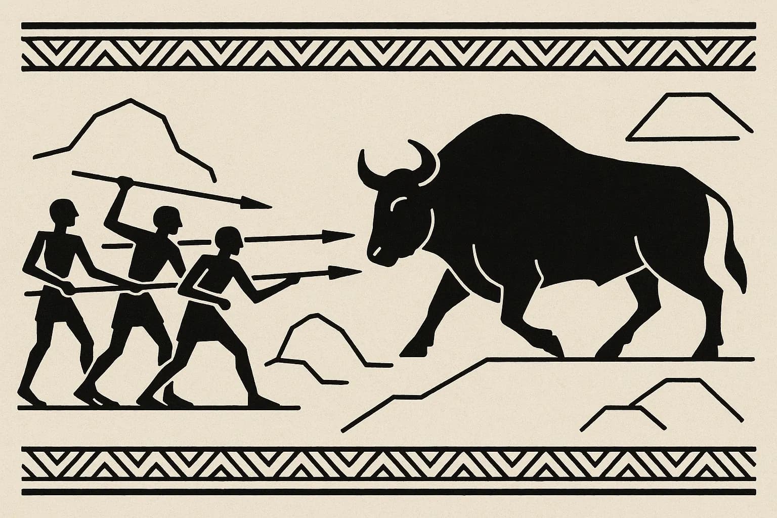 Echoneo-0-25: Prehistoric Concept depicted in Conceptual Art Style