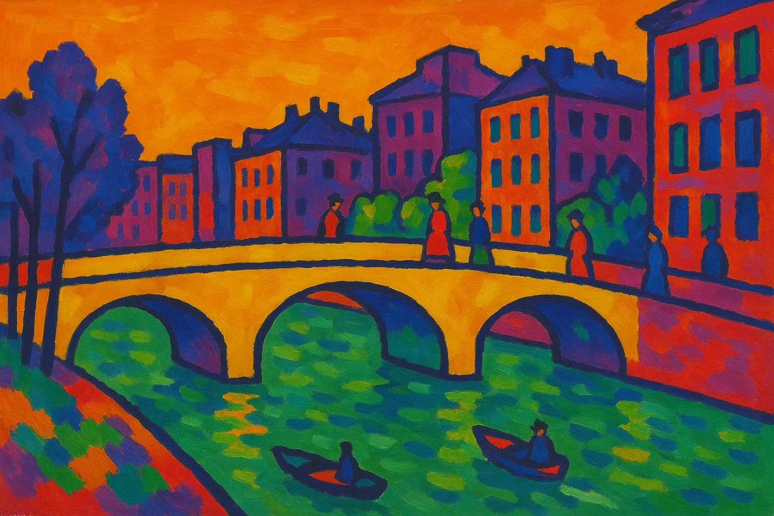 Echoneo-16-16: Fauvism Concept depicted in Fauvism Style