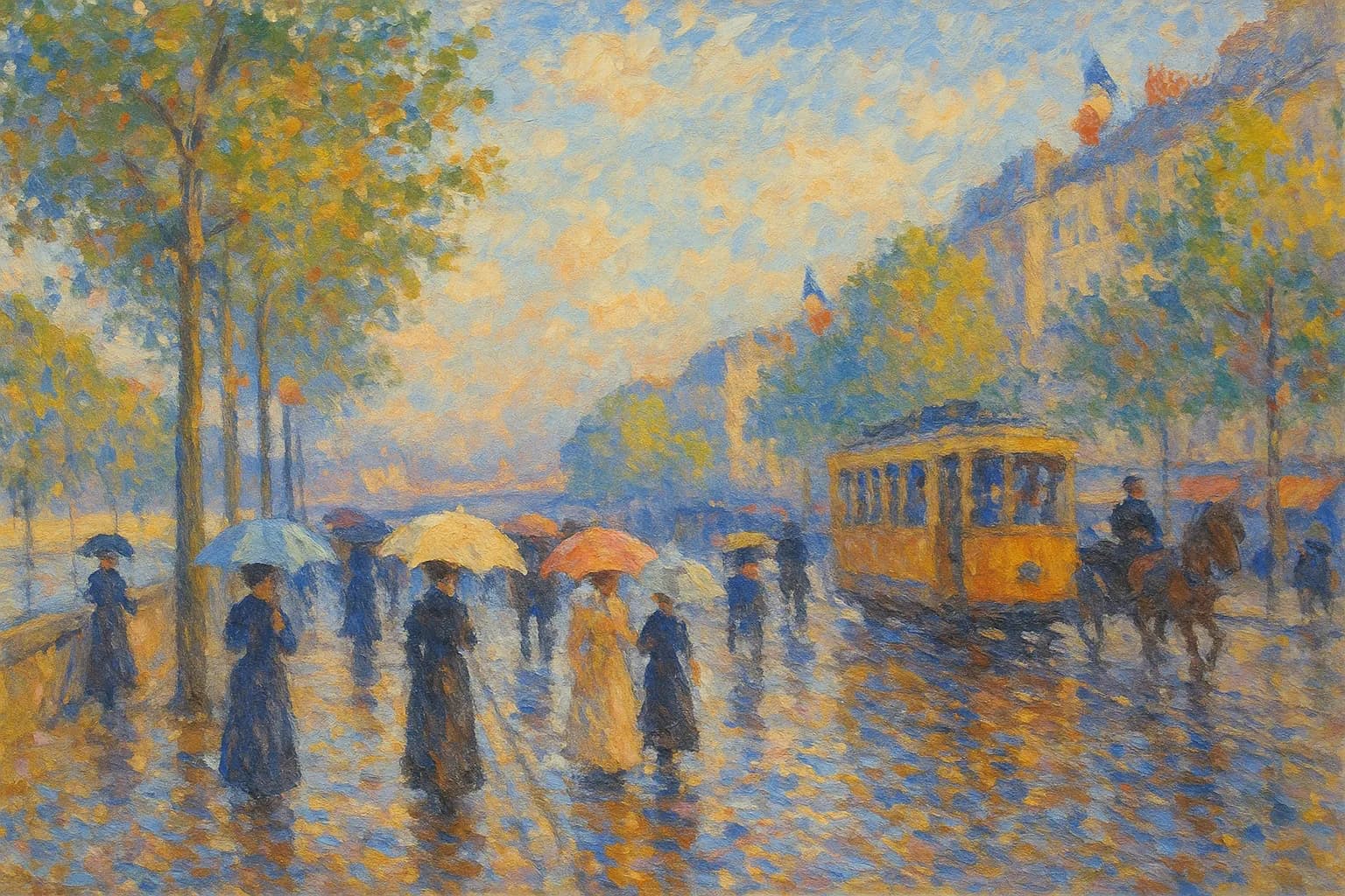 Echoneo-14-14: Impressionism Concept depicted in Impressionism Style